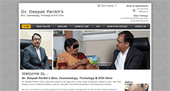 Desktop Screenshot of drdeepakparikh.com